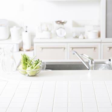 ceramic tile kitchen countertop