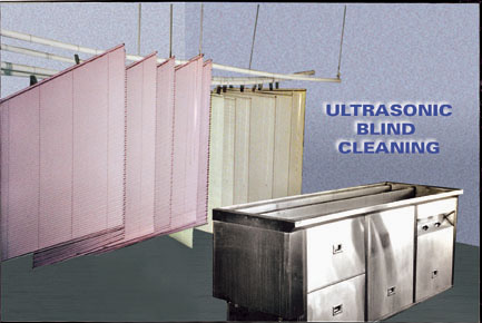 Ultrasonic Blind Cleaning