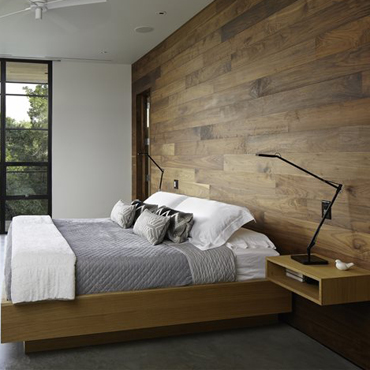 Trend alert: Wood planks warm up ceilings and walls